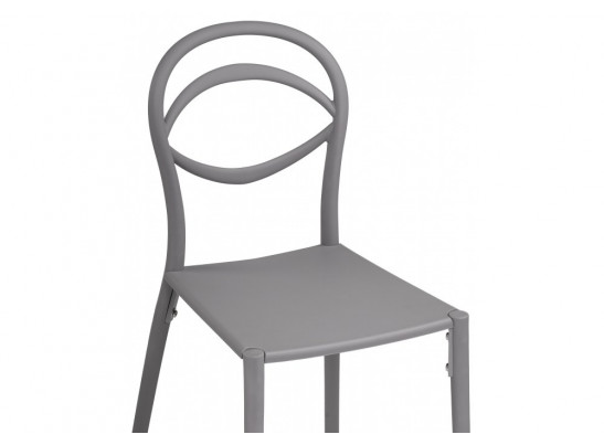 Пластиковый стул Simple gray