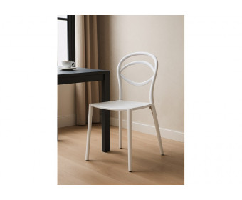 Пластиковый стул Simple white
