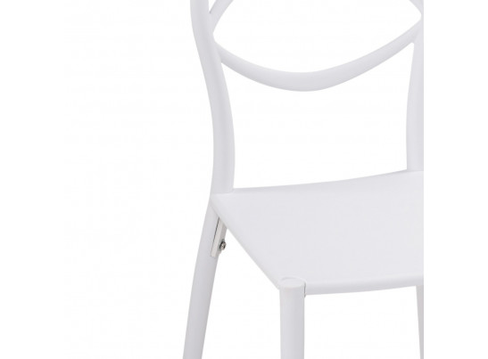 Пластиковый стул Simple white