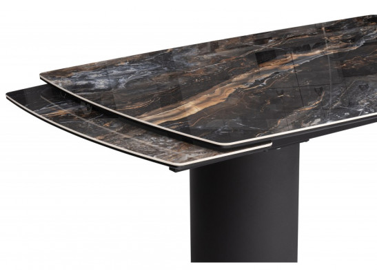 Керамический стол Маре 200(260)х100х77 neodom titanium lawa nero / черный