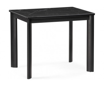 Керамический стол Кина 90(130)х65х76 shakespeare black / черный