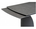 Керамический стол Готланд 160(220)х90х79 ink gray / черный