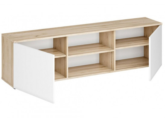 Модульная гостиная Алетра дуб крафт серый / глянец белый комплектация 1