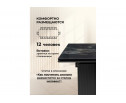 Керамический стол Монерон 200(260)х100х77 black paradise polished / черный