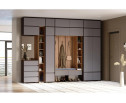 Навесной шкаф Роут 1 венге / графит софт
