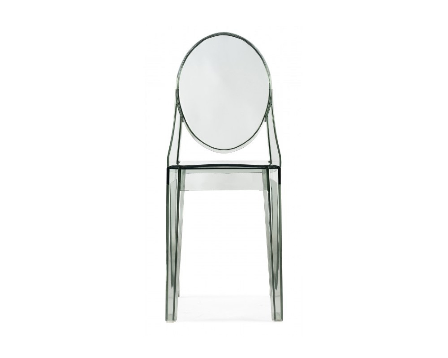 Пластиковый стул Victoria clear gray