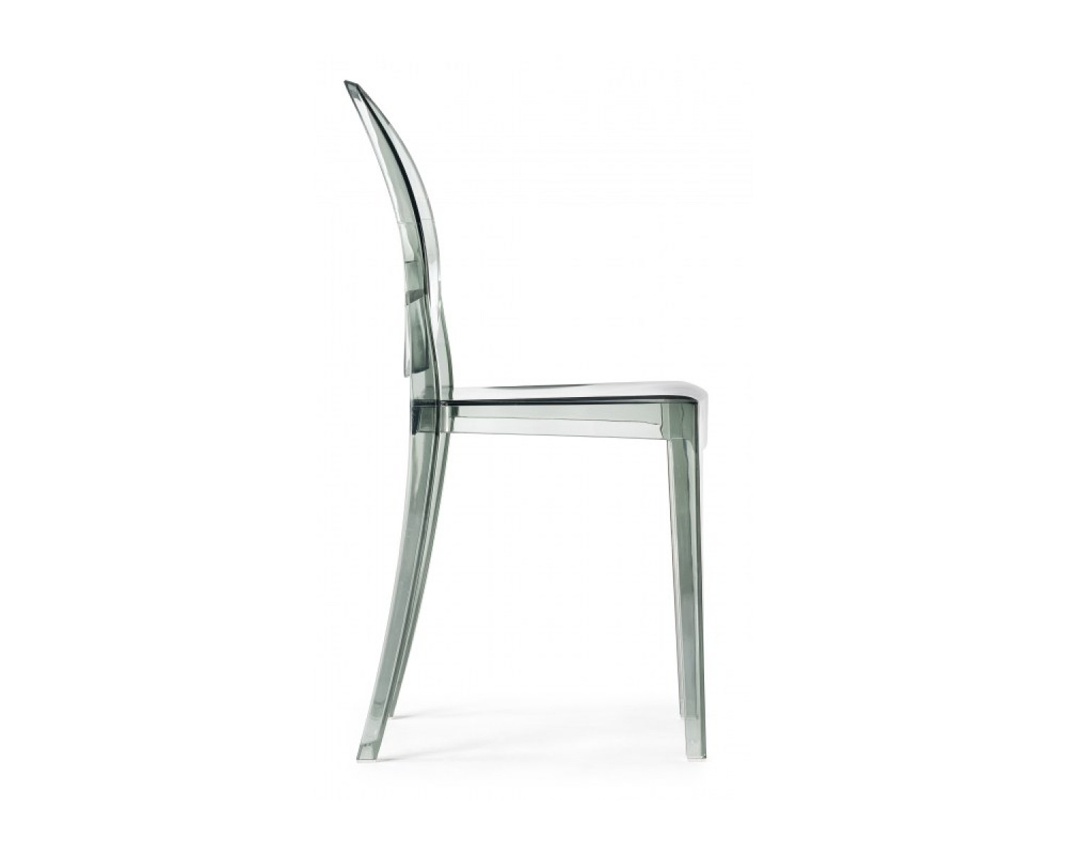 Пластиковый стул Victoria clear gray