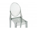 Пластиковый стул Victoria clear gray