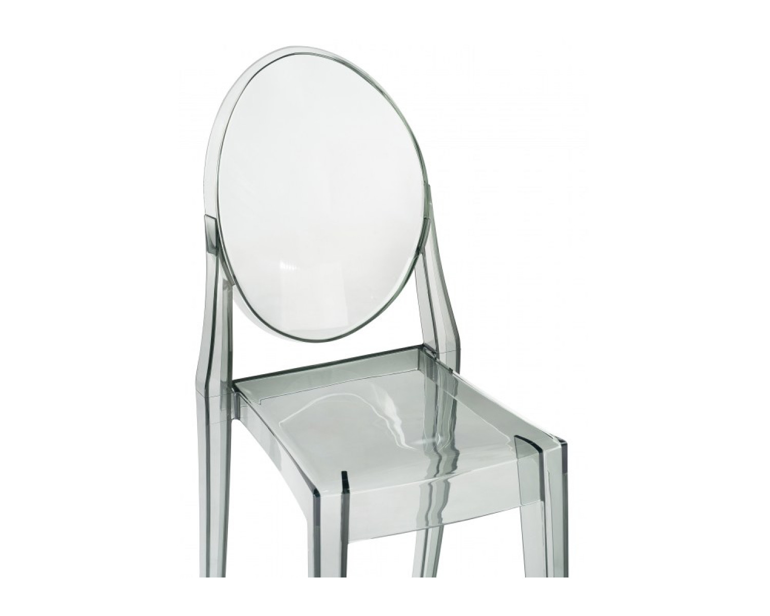Пластиковый стул Victoria clear gray