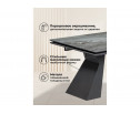 Керамический стол Денхольм 240(300)х100х75 mosco nero matt / черный