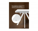 Керамический стол Вилли 140 (200) х 80 белый мрамор alpin white / snow white / белый