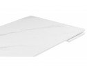 Керамический стол Вилли 140 (200) х 80 белый мрамор alpin white / snow white / белый