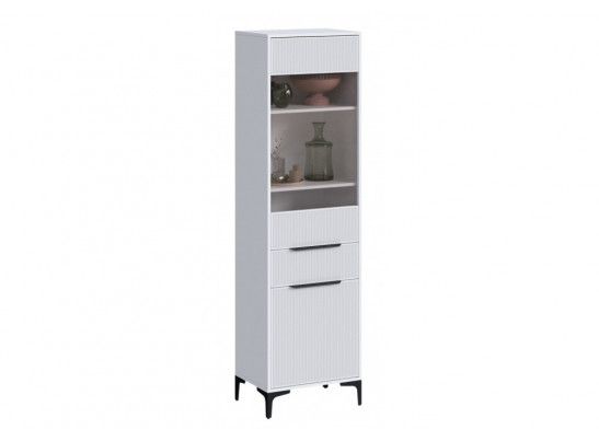 Стеллаж Иадама белый / белый глянец