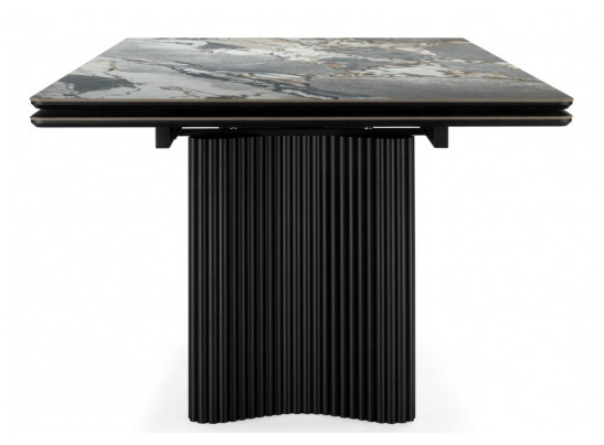 Керамический стол Мален 240x110 mineral stone baldoser / черный