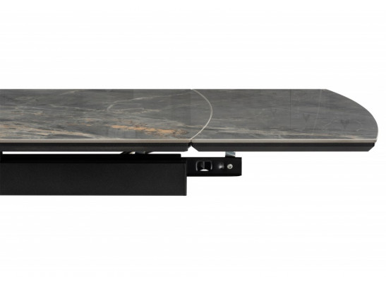 Керамический стол Катчел 120(180)x80 nebula gold / черный