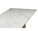 Керамический стол Бернардо 180x90 statuario titan gloss / дуб монтана