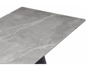 Керамический стол Вейв 160(220)х89 larka grey / черный