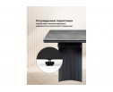 Керамический стол Вейв 140(200)х80 larka grey / черный
