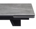 Керамический стол Вейв 140(200)х80 larka grey / черный