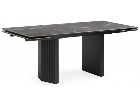 Керамический стол Монерон 180x90 nero marquina / черный