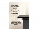 Керамический стол Монерон 180x90 nero marquina / черный