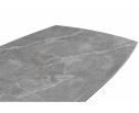 Керамический стол Риполь 140(180)х80 larka grey / черный