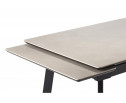 Керамический стол Норман 120(180)х80 carmen light grey / черный