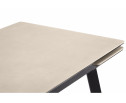 Керамический стол Норман 140(200)х80 carmen light grey / черный