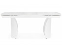 Керамический стол Готланд 180(240)x90 statuario titan gloss / белый