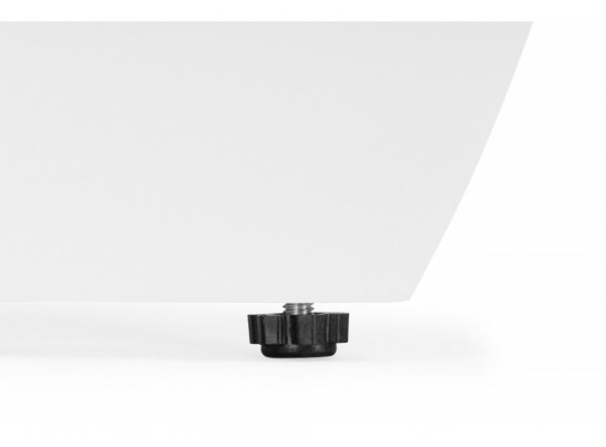 Керамический стол Готланд 180(240)x90 statuario titan gloss / белый