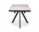 Керамический стол Вилли 140(200)х80 carmen light grey / черный