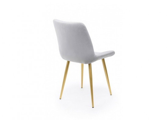 Стул на металлокаркасе Седа 360 светло-серый (zd 960) / золотой