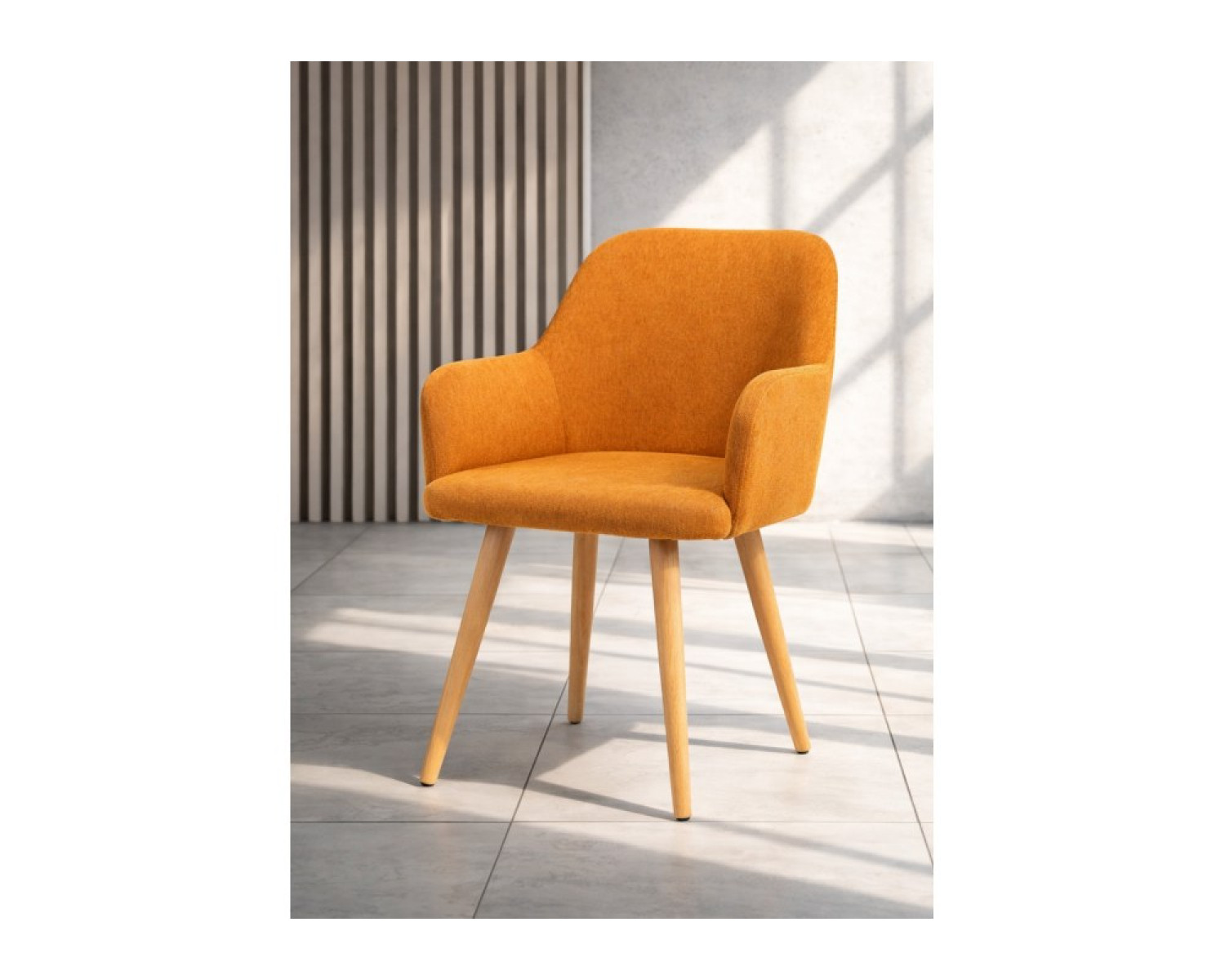 Деревянный стул Инфини терракота (ocean 015) / светлое дерево