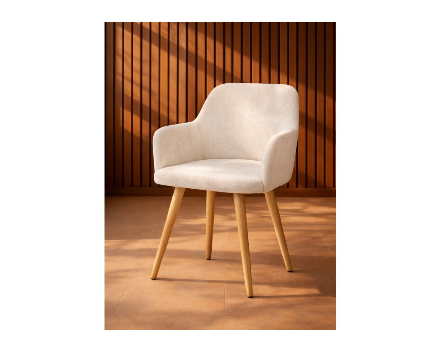 Деревянный стул Инфини латте (ocean 003) / светлое дерево