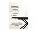 Керамический стол Мэриан 140(200)х80 shakespeare black / черный