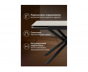 Керамический стол Мэриан 140 (200) х 80 carmen light grey / черный