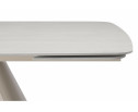 Керамический стол Grig 165(240)x90 серо-бежевый