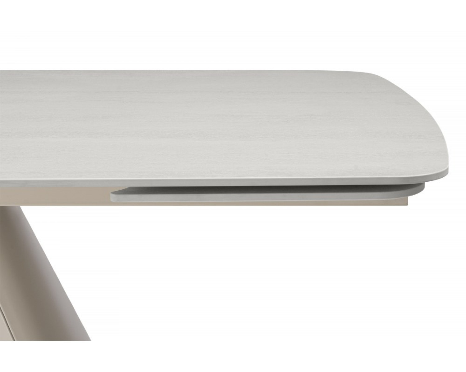 Керамический стол Grig 165(240)x90 серо-бежевый