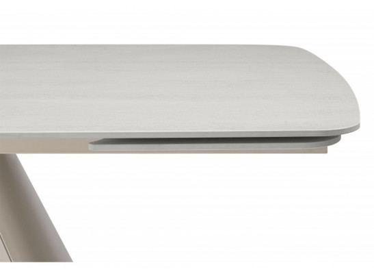 Керамический стол Grig 165(240)x90 серо-бежевый