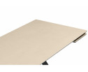 Керамический стол Вилли 140(200)х80 okara light yellow / черный