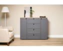 Комод Опра 16.221 F серый графит / дуб золотой craft