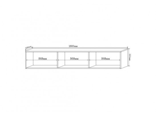 ТВ-тумба Гордиан 180 эйхория / графит