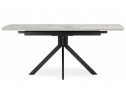 Керамический стол Катчел 120(180)x80 calacatta gold / черный