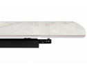 Керамический стол Катчел 120(180)x80 calacatta gold / черный