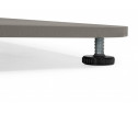 Керамический стол Мун 120(180)х80 carmen light gray / серый матовый