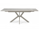 Керамический стол Пантон 120(180)х80 carmen light gray / серый матовый