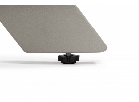 Керамический стол Пантон 120(180)х80 carmen light gray / серый матовый