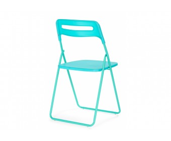 Пластиковый стул Fold складной blue