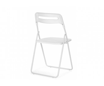 Пластиковый стул Fold складной white