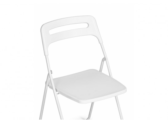 Пластиковый стул Fold складной white